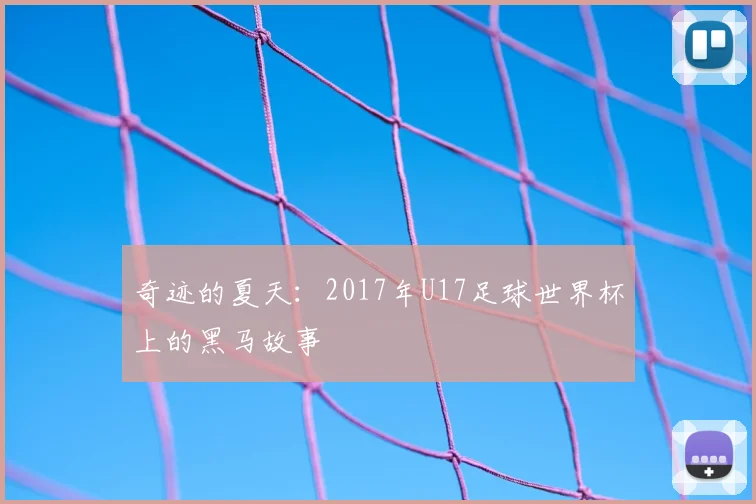 奇迹的夏天:2017年U17足球世界杯上的黑马故事